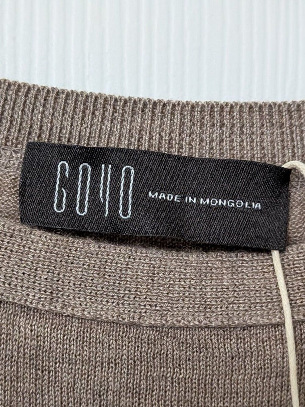 GOYO made in Mongolia Silk/Cashmere Blend Sweater | SZ Med - Picture 6 of 8
